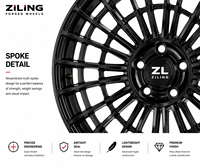 Nuevas Llantas de Aleación Personalizadas ZL para Mercedes-Benz Clase S W223 19-22, 20 Pulgadas, Forjadas en Aluminio Monobloque, Diseño de Malla, ET 35mm