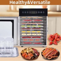 220V Commerciële Fruit- en Groentedroger Voedseldehydrator Machine voor Fabriek, Bulkdroging en Groothandelsgebruik