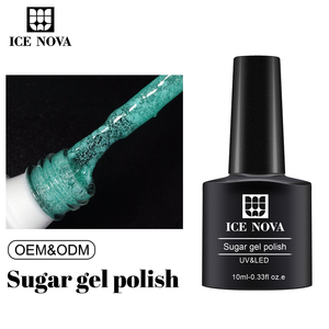 Gel de <span class=keywords><strong>sucre</strong></span> ICE NOVA vernis thermique semi permanent paillettes miroitant Hema/Tpo/Hpma gratuit adapté printemps changement d'humeur Gel OEM/ODM - Product Image 3