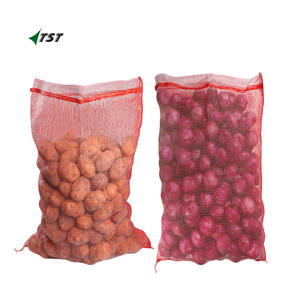 Costales en fibre de type gaze rouge sang de taureau pour pommes de terre - Product Image 6