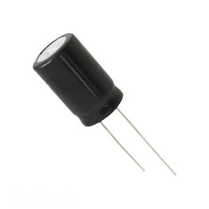 ตัวเก็บประจุแบบ Through Hole CAP ALUM รุ่น EEU-EB2G470 ความจุ 47 ไมโครฟารัด ค่าความคลาดเคลื่อน 20% แรงดัน 400 โวลต์ แบบขาเสียบ - Product Image 1