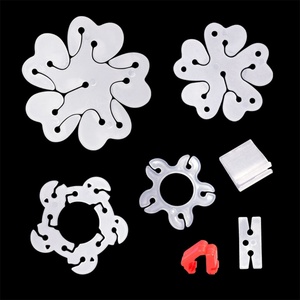 Clips de scellage pour ballons en latex, pinces à ballons, bâtonnets pour ballons, attaches en forme de fleur de prunier, clips de scellage pour ballons pour décorations de fête - Product Image 4