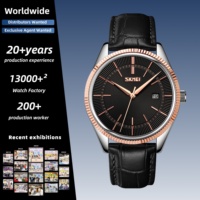 Montre SKMEI 9298 avec affichage de la date, un compagnon de chronométrage soigné pour les superviseurs de ventes, idéale pour les visites d'affaires et les négociations.