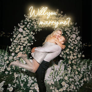 Achats en gros <span class=keywords><strong>de</strong></span> néons, néon LED personnalisé « Veux-tu m'épouser », néon acrylique personnalisé avec logo - Product Image 1