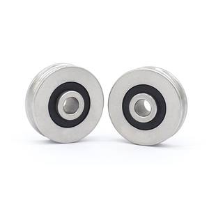 Vente en gros d'usine Roulements à billes à gorge profonde en acier inoxydable S626RS en forme de U Non standard 6*28*11mm pour poulies de piste de corde - Product Image 2