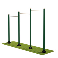 Barres parallèles robustes, durables, respirantes et écologiques, résistantes aux intempéries, en matériaux variés, pour équipement de gym pour enfants et adultes dans les parcs