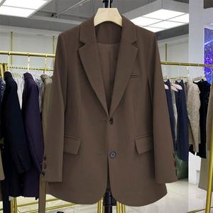 Completo scolastico da ragazza in 2 pezzi, giacca blazer con risvolto a punta e un bottone, pantaloni per la classe - Product Image 3