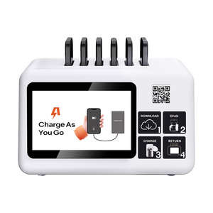 OEM ODM 6 ranuras para compartir Powerbank máquina expendedora comercial al aire libre cargador rápido Estación <span class=keywords><strong>de</strong></span> alquiler <span class=keywords><strong>banco</strong></span> <span class=keywords><strong>de</strong></span> energía negocios África - Product Image 1