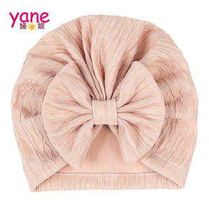 Neue Kinder Bogen Hut Neugeborene Blume <span class=keywords><strong>Baby</strong></span> einfarbig glänzend Hut 8 Farben elastisch und weich Stirnband - Product Image 6