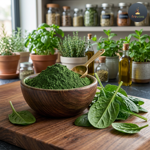 Poudre de Moringa Naturelle, Extrait Herbal, Poudre Verte, Complément Alimentaire à Base de Feuilles pour l'Alimentation et la Santé - Product Image 3
