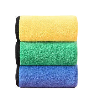 Serviette de lavage de voiture à séchage rapide, épaisse et absorbante, en velours corail, pour le nettoyage de la voiture - Product Image 5