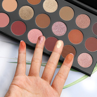 Palette de fards à paupières aux tons chauds de terre, haute pigmentation, OEM ODM, logo personnalisé, palette de fards à paupières vegan, sans cruauté, maquillage