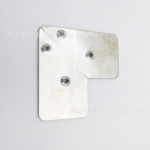 Supports d'angle en aluminium 73x41x2mm, fixation murale non amovible pour quincaillerie de placard et d'armoire - Product Image 2