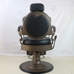 Chaise de barbier électrique portable noire de luxe classique professionnelle de salon de coiffure pour hommes - Product Image 4