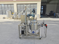Mélangeur de crème à haut cisaillement 50L 100L 200L Mélangeur de chauffage à la vapeur Machine à émulsionner Homogénéisateur sous vide Réservoir de mélange