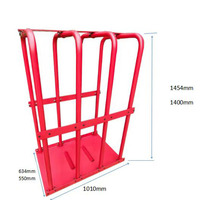 Cage de sécurité pour voiture de haute qualité, couleur rouge, 4 barres, pour gonflage des pneus