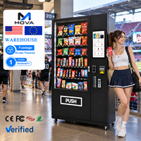 Distributeur automatique de nourriture et de boissons, distributeur automatique pour bouteilles, canettes, collations et boissons emballées pour les magasins