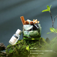 Coffret Cadeau Luxe Pierres d'Aromathérapie en Cristal – Diffuseur d'Huiles Essentielles Naturelles pour la Maison, Écologique et Sûr, Haute Qualité, Parfum de Bougie