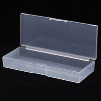 Boîte d'emballage en plastique PP transparent pour crayon pour outil artisanat électronique et stockage de bougies accessoire de boîtier polyvalent