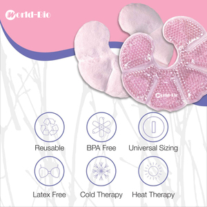 Impacchi di Ghiaccio Riutilizzabili per il <span class=keywords><strong>Seno</strong></span>, Kit per Terapia del <span class=keywords><strong>Seno</strong></span>, Essenziali per l'<span class=keywords><strong>Allattamento</strong></span> e il Sollievo dal Dolore - Product Image 6