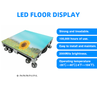 Écran LED interactif circulaire P1.9 P2.6 P2.9 P3.9 pour scène de danse, affichage numérique pour centre commercial, écran vidéo sans fil