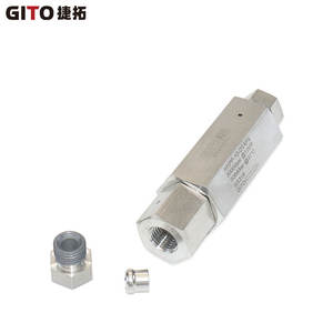 Válvula de Retención Unidireccional GITO 316 de Presión Media-Alta con Sello Rígido para Gas, Líquido, Aceite y Agua, Estructura de Seguridad Manual y Neumática - Product Image 2