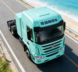 La energía silenciosa y ecológica permanece inalterada, camión tractor totalmente eléctrico 6X4 - Product Image 3