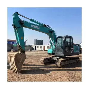 Kullanılmış ekskavatör ikinci el kobelco kazıcı orijinal japonya yapılan kullanılan kobelco sk140 paletli ekskavatör