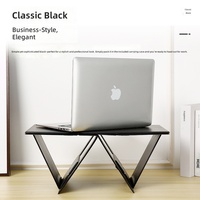 Bureau d'ordinateur pliable moderne en plastique, réglable en hauteur, avec porte-gobelet, idéal pour dortoirs et chambres à coucher.
