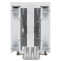 Pendingin Udara CPU Thermalright TL BA120 VISION WHITE Dengan Layar LCD 2,4 Inci 6 Heat Pipes untuk Intel LGA1700 dan AMD AM5
