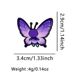 Vente en gros de pin's en métal à émail souple, série Princesse Mignonne, style dessin animé, badges anime, pin's personnalisés pour souvenirs - Product Image 4