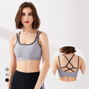 Nuevas llegadas <span class=keywords><strong>2020</strong></span> descompresión transpirable prevenir caídas Yoga sujetadores Sexy Sujetador deportivo - Product Image 4