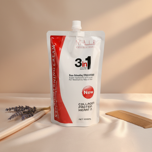 Traitement à la kératine nourrissant Pro Tech 3 en 1, usage <span class=keywords><strong>commercial</strong></span>, rebondissement des cheveux pour des boucles fortes, crème lissante en une seule étape - Product Image 2