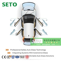 Pare-brise de voiture laminé d'usine SETO avec certificat DOT E-Mark