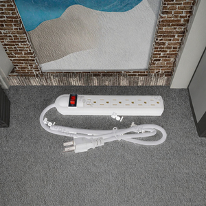 Vente directe usine – Export transfrontalier – Rallonge multiprise américaine 0,8/1/2 m 10A avec protection contre les surcharges et prises standard - Product Image 5