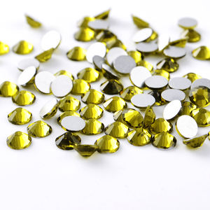 SS12 SS16 Vente en gros de strass en cristal AB violet coloré, pierres en verre non thermocollantes, strass plats, strass en cristal - Product Image 2