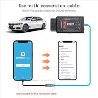 Lector de Códigos GODIAG GT327, Escáner OBD II con Pantalla de 12V, Compatible con IOS/Android, Ajuste Universal
