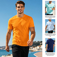 Nouveaux T-shirts Dry Fit personnalisés avec logo pour hommes, coupe ample, manches courtes, décontractés, respirants, pour la course à pied et l'entraînement