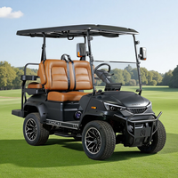 Fournisseur de voiturettes de golf électriques, voiturette de golf 4 places, chariot de golf DC-G-F2+2, prix compétitif, très populaire