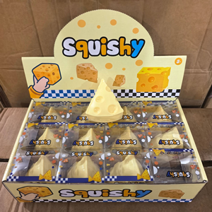 Realistic Cheese Squishy <b>Toy</b> Squeeze Squishy Coconut Oil Squishy Fidget <b>Toys</b> for Kids Stress Relief <b>Toys</b> Cheese Squishy Vaseline - Product Image 2