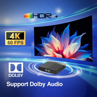 Boîtier Smart TV Android 14.0 pour Home Cinéma Intelligent 2026 avec Amlogic 6.0 et Télécommande Vocale Google Assistant