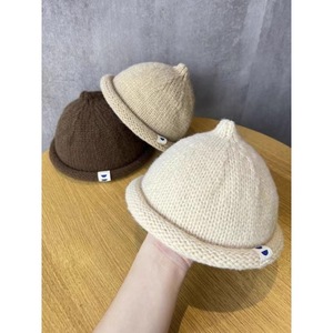 Gorro Infantil Estilo Ecológico Otoño/Invierno, Gorro <span class=keywords><strong>de</strong></span> Punto Jacquard con Diseño <span class=keywords><strong>de</strong></span> Calabaza, <span class=keywords><strong>Porta</strong></span> Chupetes, Detalle <span class=keywords><strong>de</strong></span> Botones, Gorro Unisex Moderno <span class=keywords><strong>de</strong></span> Mezcla <span class=keywords><strong>de</strong></span> <span class=keywords><strong>Lana</strong></span> - Product Image 4
