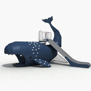 Berletyex aire de jeux extérieure jardin moderne dinosaures grand animal escalade enfant ensemble de jeu en acier inoxydable aire de jeux extérieure <span class=keywords><strong>toboggan</strong></span> - Product Image 1
