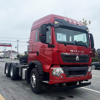Camión Tractor Usado de Alta Calidad Euro2 Diésel 6x4 Sinotruk con Suspensión Neumática, Volante a la Izquierda, Carga Útil de 50T