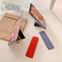 Étui de téléphone magnétique ABS ultra-fin coloré avec support pliable et sangle pour iPhone