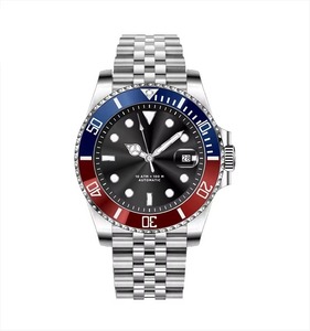 Montre mécanique automatique en acier inoxydable, sportive, étanche, tendance, avec logo personnalisé - Product Image 4