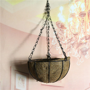 <span class=keywords><strong>Pot</strong></span> suspendu réaliste en fer forgé, motif palmier de coco, pour balcon, panier suspendu, <span class=keywords><strong>pot</strong></span> d'orchidée suspendu, <span class=keywords><strong>pot</strong></span> de fleurs mural - Product Image 2