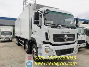 Nouveau <span class=keywords><strong>camion</strong></span> <span class=keywords><strong>frigorifique</strong></span> diesel DongFeng 8x4 avec <span class=keywords><strong>hayon</strong></span> hydraulique Bon prix à vendre - Product Image 3