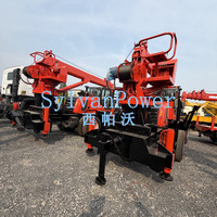 Grue télescopique robuste SylvanPower pour chariot élévateur, capacité 3, 5 et 8 tonnes, pour le déplacement de verre et de dalles de pierre