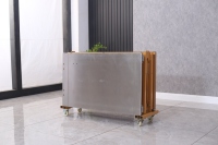 Table de sciage coulissante multifonctionnelle motorisée de précision en acier inoxydable 1,2 kW silencieuse pour le bricolage